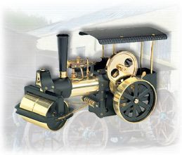 Wilesco Steam Roller Black/Brass D366.Free UK delivery !